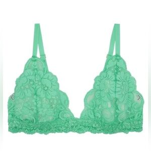 NWT Free People X We Are Hah Chi Bralittle Mint Lace Bralette
